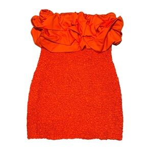 Mara Hoffman Kenza, mini dress popcorn texture, size XL